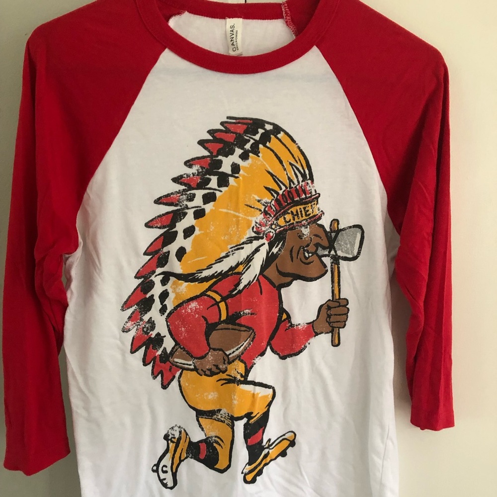 KC Chiefs Vintage baseball tee